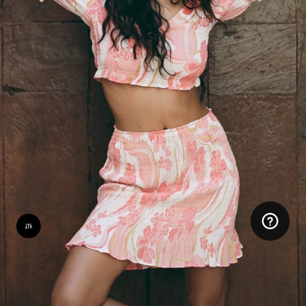 NWT O'neill floral Mya Skirt